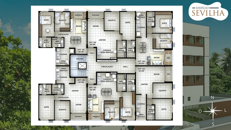 Imagem Apartamento com 2 Quartos à Venda, 58 m² em Candeias - Jaboatão Dos Guararapes