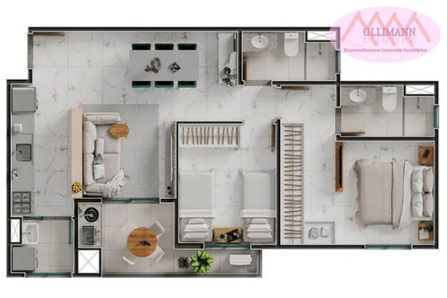 Imagem Imóvel com 3 Quartos à Venda, 80 m² em Parque Das Nações - Santo André