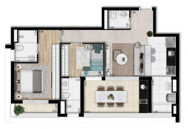 Imagem Apartamento com 2 Quartos à Venda, 78 m² em Perdizes - São Paulo
