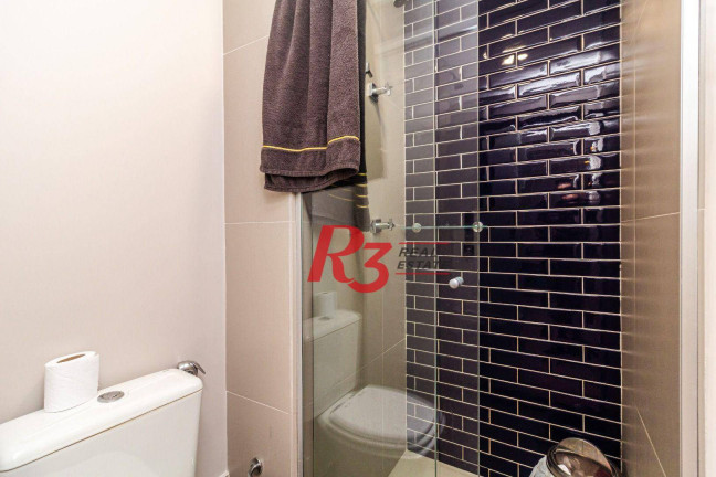 Imagem Apartamento com 1 Quarto para Alugar, 45 m² em Pompéia - Santos