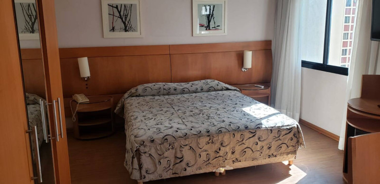 Imagem Apartamento com 1 Quarto para Alugar, 27 m² em Indianópolis - São Paulo Imagem Apartamento com 1 Quarto para Alugar, 27 m² em Indianópolis - São Paulo