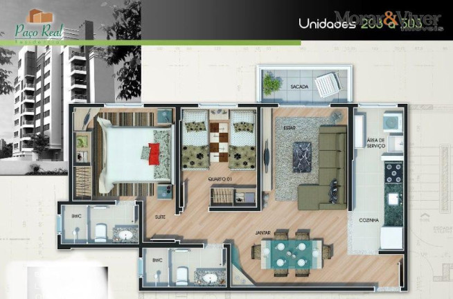 Imagem Apartamento com 2 Quartos à Venda, 64 m² em Bigorrilho - Curitiba