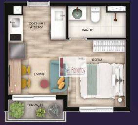 Imagem Apartamento com 1 Quarto à Venda, 24 m² em Vila Olímpia - São Paulo Imagem Apartamento com 1 Quarto à Venda, 24 m² em Vila Olímpia - São Paulo