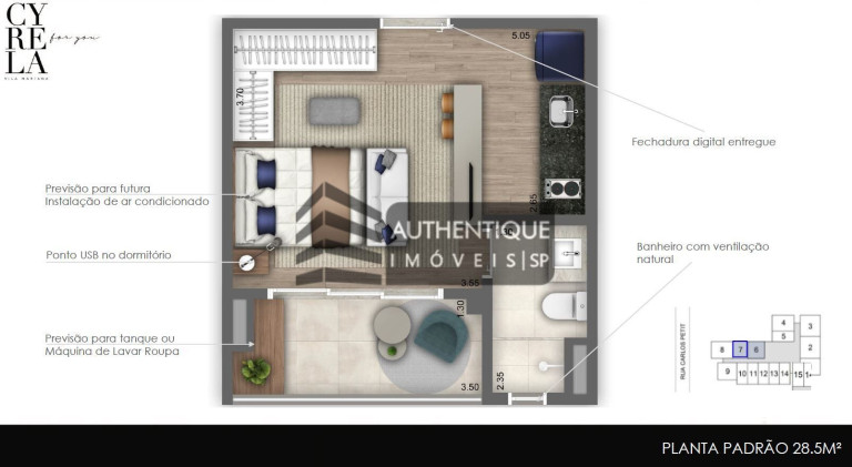 Imagem Apartamento com 1 Quarto à Venda, 46 m² em Vila Mariana - São Paulo Imagem Apartamento com 1 Quarto à Venda, 46 m² em Vila Mariana - São Paulo