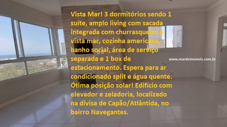 Imagem Apartamento com 3 Quartos à Venda, 86 m² em Navegantes - Capão Da Canoa
