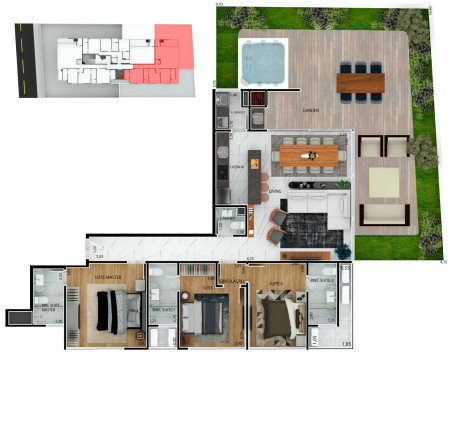 Imagem Apartamento com 3 Quartos à Venda, 113 m² em América - Joinville
