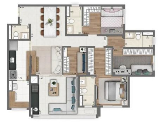 Imagem Cobertura com 4 Quartos à Venda, 201 m² em Panamby - São Paulo Imagem Cobertura com 4 Quartos à Venda, 201 m² em Panamby - São Paulo