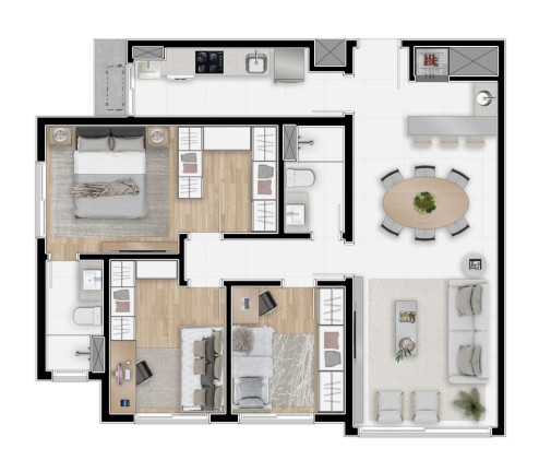 Imagem Apartamento com 3 Quartos à Venda, 85 m² em Menino Deus - Porto Alegre