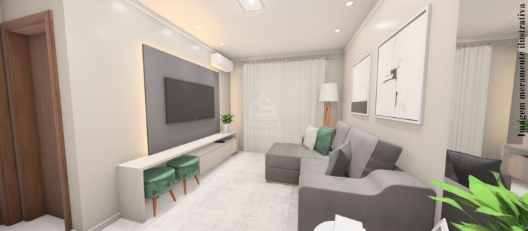 Apartamento com 1 Quarto à Venda, 43 m² em Nossa Senhora Do Rosário - Santa Maria