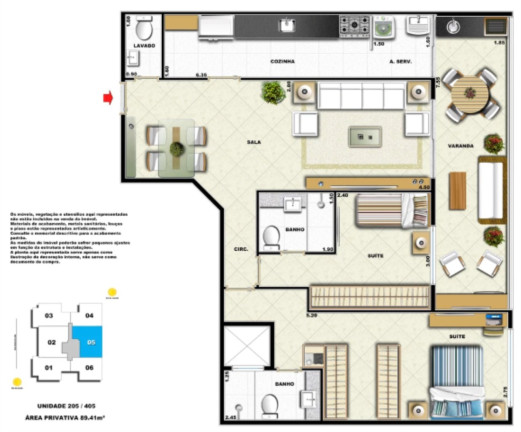 Imagem Imóvel com 2 Quartos à Venda, 73 m² em Tijuca - Rio De Janeiro