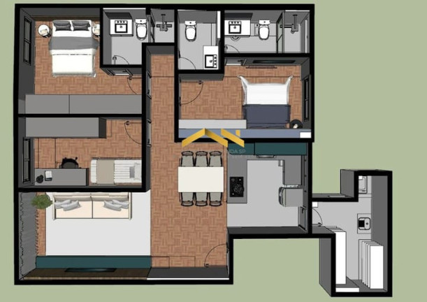 Imagem Apartamento com 3 Quartos à Venda, 91 m² em Itaim Bibi - São Paulo