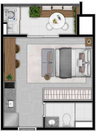 Imagem Apartamento com 2 Quartos à Venda, 39 m² em Santana - São Paulo