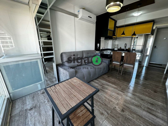 Apartamento com 1 Quarto para Alugar, 33 m² em Santo Amaro - São Paulo