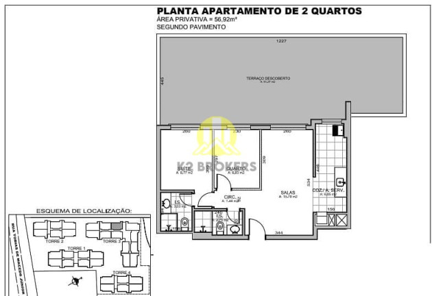 Imagem Apartamento com 2 Quartos à Venda, 102 m² em Santo Inácio - Curitiba