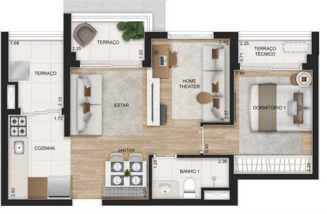 Imagem Apartamento com 2 Quartos à Venda, 51 m² em Tatuapé - São Paulo Imagem Apartamento com 2 Quartos à Venda, 51 m² em Tatuapé - São Paulo