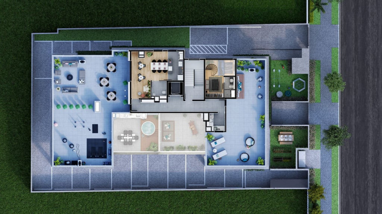 Imagem Flat com 1 Quarto à Venda, 38 m² em água Verde - Curitiba Imagem Flat com 1 Quarto à Venda, 38 m² em água Verde - Curitiba