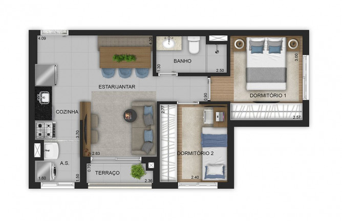 Imagem Apartamento com 2 Quartos à Venda, 48 m² em Vila Prudente - São Paulo Imagem Apartamento com 2 Quartos à Venda, 48 m² em Vila Prudente - São Paulo
