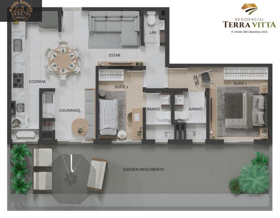 Imagem Apartamento com 2 Quartos à Venda, 108 m² em Barcelona - São Caetano Do Sul