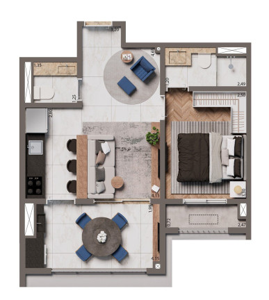Imagem Apartamento com 2 Quartos à Venda, 74 m² em Santo Amaro - São Paulo