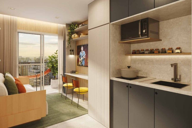 Imagem Apartamento com 1 Quarto à Venda, 24 m² em Pinheiros - São Paulo