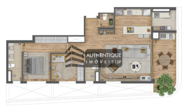Imagem Apartamento com 2 Quartos à Venda, 67 m² em Pinheiros - São Paulo