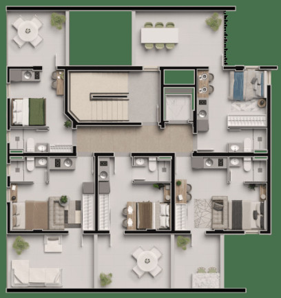 Imagem Apartamento com 1 Quarto à Venda, 14 m² em Guabirotuba - Curitiba Imagem Apartamento com 1 Quarto à Venda, 14 m² em Guabirotuba - Curitiba