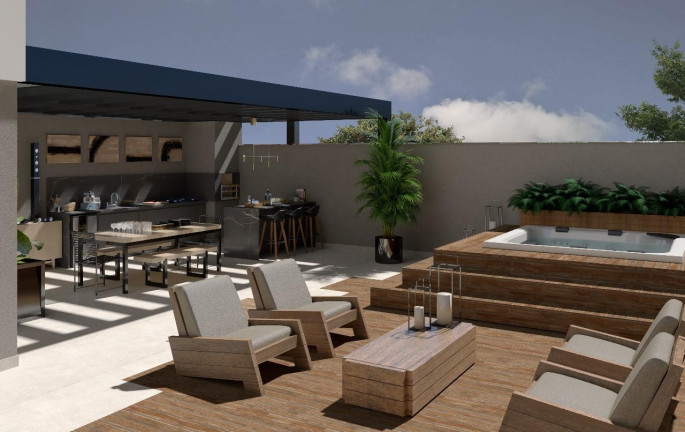 Imagem Apartamento com 2 Quartos à Venda, 52 m² em Pinhais - Pinhais