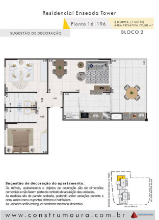 Imagem Apartamento com 2 Quartos à Venda, 79 m² em Enseada - Guarujá Imagem Apartamento com 2 Quartos à Venda, 79 m² em Enseada - Guarujá