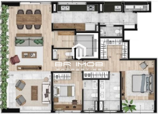 Imagem Imóvel com 2 Quartos à Venda, 134 m² em Cerqueira César - São Paulo
