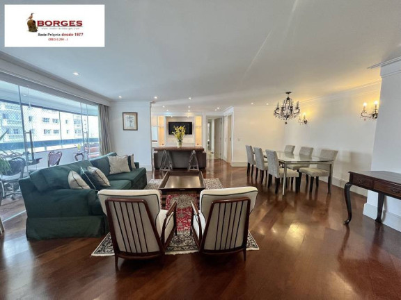Imagem Apartamento com 4 Quartos para Alugar, 147 m² em Moema - São Paulo
