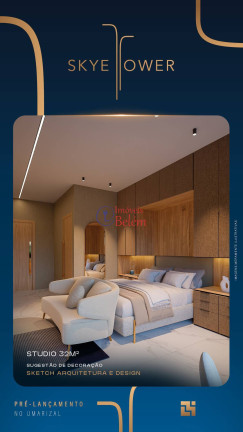 Imagem Apartamento com 1 Quarto à Venda, 32 m² em Umarizal - Belém