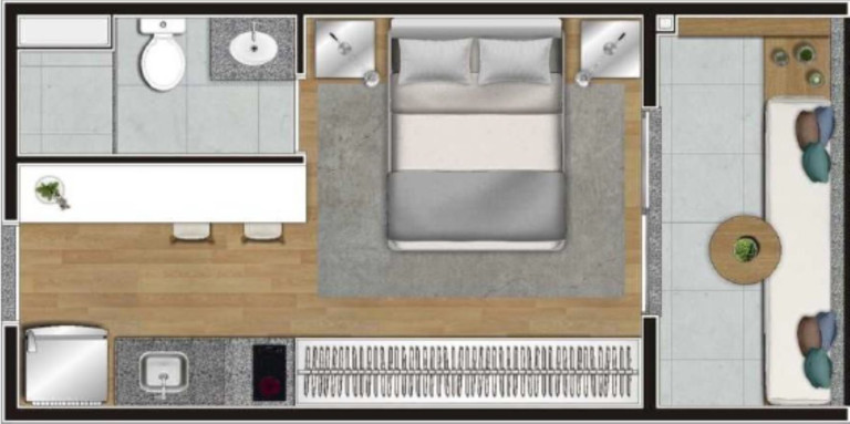 Imagem Imóvel com 2 Quartos à Venda, 55 m² em Campo Belo - São Paulo
