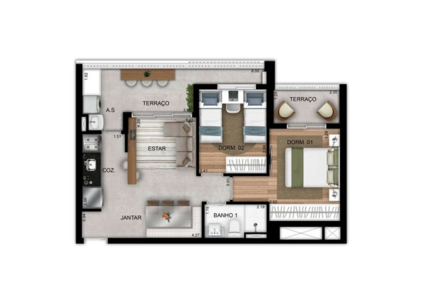 Imagem Imóvel com 2 Quartos à Venda, 62 m² em Saúde - São Paulo