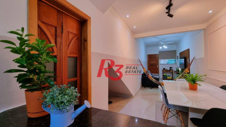 Imagem Casa com 2 Quartos à Venda, 110 m² em Boqueirão - Santos Imagem Casa com 2 Quartos à Venda, 110 m² em Boqueirão - Santos