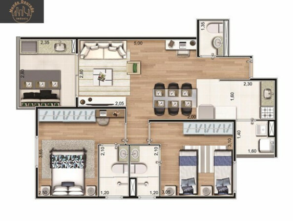 Imagem Apartamento com 2 Quartos à Venda, 67 m² em Nova Petrópolis - São Bernardo Do Campo Imagem Apartamento com 2 Quartos à Venda, 67 m² em Nova Petrópolis - São Bernardo Do Campo
