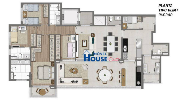 Imagem Apartamento com 3 Quartos à Venda, 162 m² em Pinheiros - São Paulo Imagem Apartamento com 3 Quartos à Venda, 162 m² em Pinheiros - São Paulo