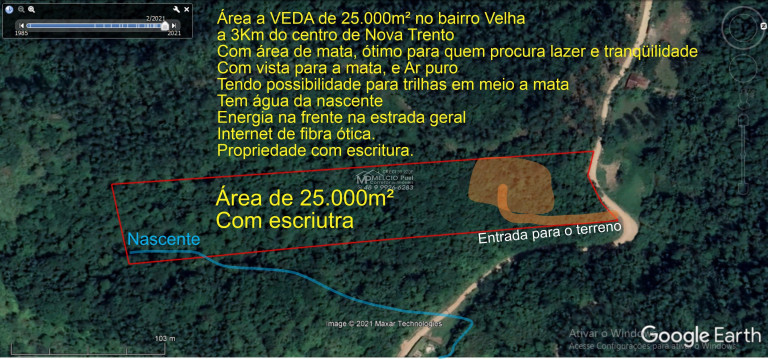 Imagem Imóvel à Venda, em Ribeirão Da Velha - Nova Trento Imagem Imóvel à Venda, em Ribeirão Da Velha - Nova Trento
