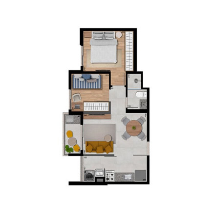 Imagem Apartamento com 2 Quartos à Venda, 40 m² em Jardim Prudência - São Paulo Imagem Apartamento com 2 Quartos à Venda, 40 m² em Jardim Prudência - São Paulo