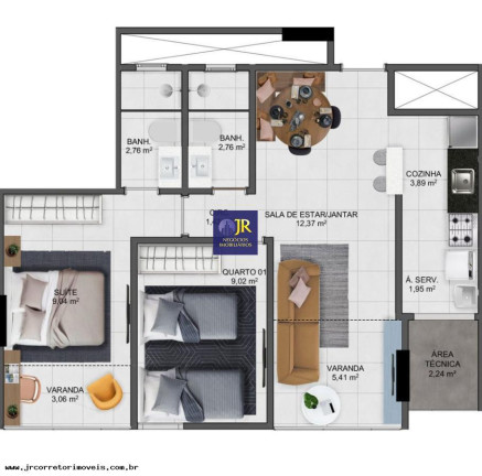 Imagem Imóvel com 2 Quartos à Venda, 64 m² em Praia De Itaparica - Vila Velha Imagem Imóvel com 2 Quartos à Venda, 64 m² em Praia De Itaparica - Vila Velha