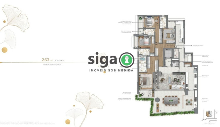 Imagem Apartamento com 4 Quartos à Venda, 263 m² em Brooklin - São Paulo