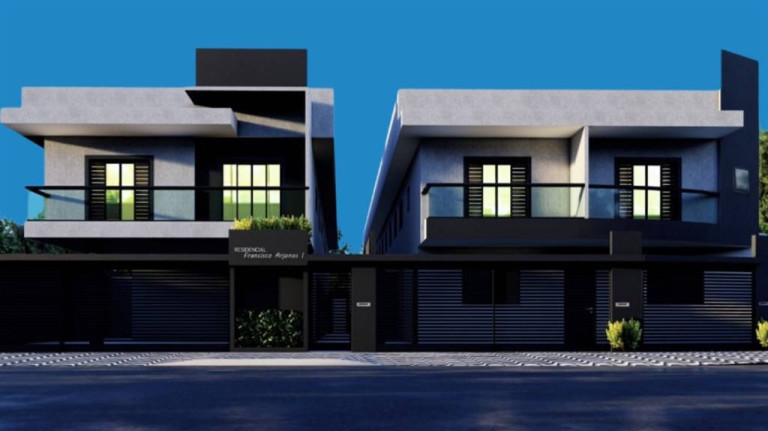 Sobrado com 2 Quartos à Venda, 56 m² em Tude Bastos - Praia Grande