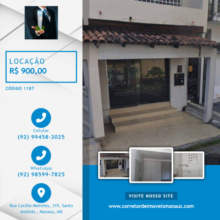 Ponto Comercial para Alugar, 15 m² em Petrópolis  - Manaus