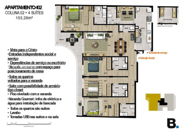 Imagem Apartamento com 4 Quartos à Venda, 153 m² em Rio De Janeiro Imagem Apartamento com 4 Quartos à Venda, 153 m² em Rio De Janeiro