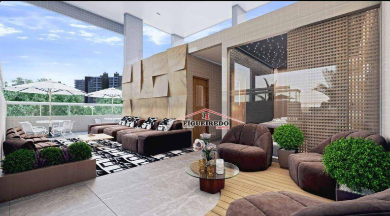 Imagem Apartamento com 2 Quartos à Venda, 76 m² em Canto Do Forte - Praia Grande