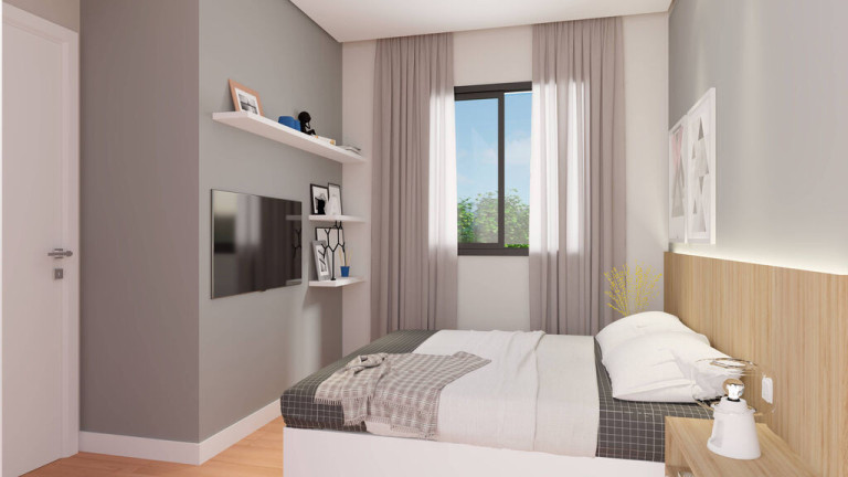 Imagem Apartamento com 2 Quartos à Venda, 61 m² em Boa Vista - Curitiba