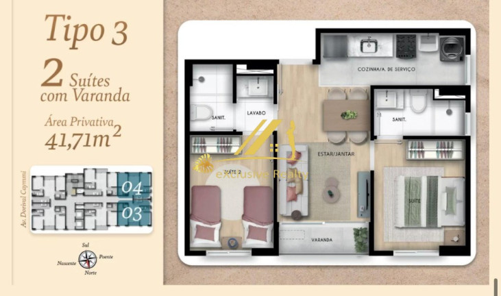 Imagem Imóvel com 2 Quartos à Venda, 42 m² em Itapuã - Salvador Imagem Imóvel com 2 Quartos à Venda, 42 m² em Itapuã - Salvador