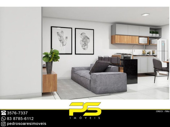 Imagem Apartamento com 2 Quartos à Venda, 55 m² em Jardim Cidade Universitária - João Pessoa