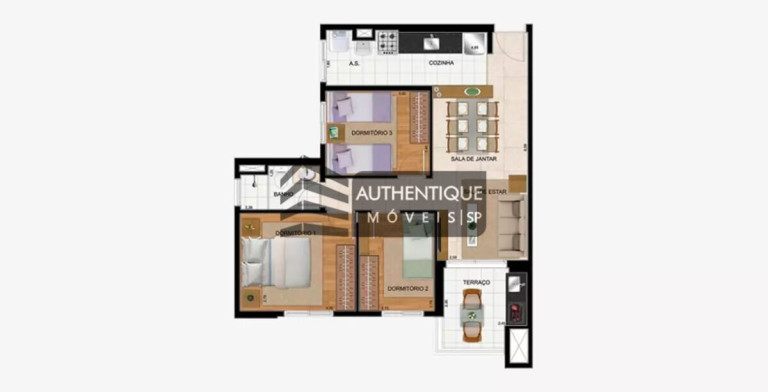 Imagem Apartamento com 3 Quartos à Venda, 64 m² em Independência - São Bernardo Do Campo Imagem Apartamento com 3 Quartos à Venda, 64 m² em Independência - São Bernardo Do Campo