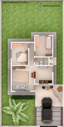 Imagem Casa com 2 Quartos à Venda, 200 m² em Bosque Das Colinas - São José De Mipibu Imagem Casa com 2 Quartos à Venda, 200 m² em Bosque Das Colinas - São José De Mipibu