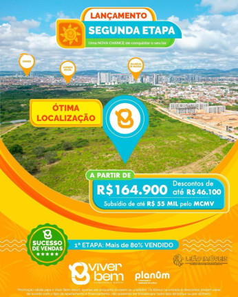 Imagem Apartamento com 2 Quartos à Venda, 45 m² em Luiz Gonzaga - Caruaru